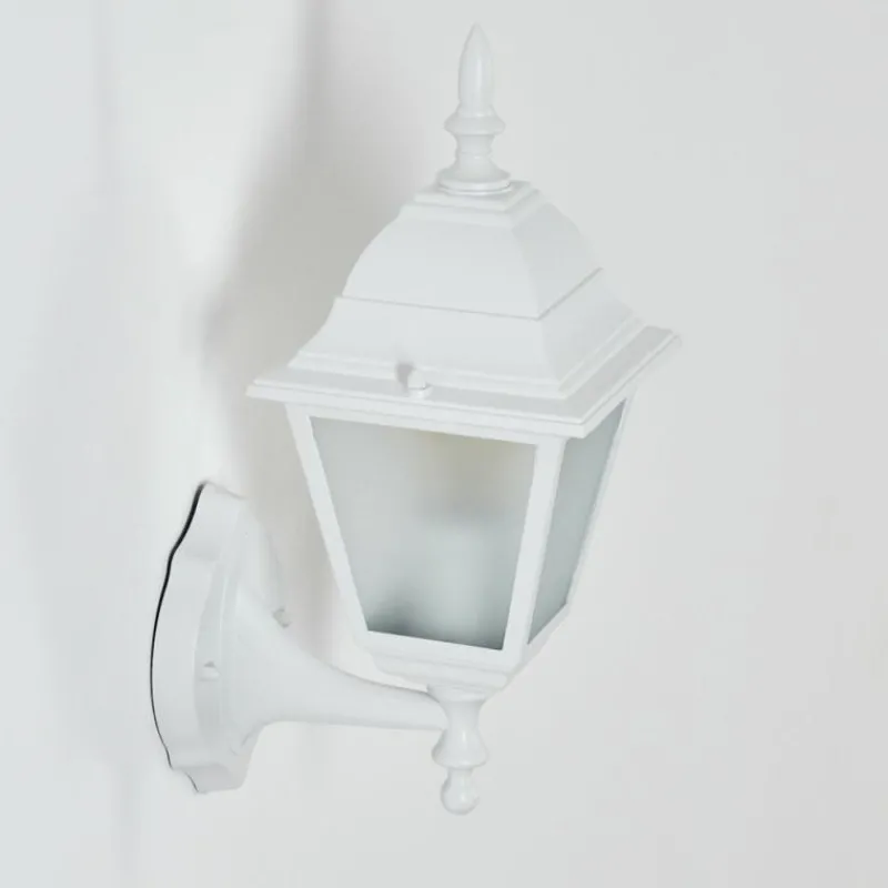 Luminaires Rustiques-hofstein Applique murale d'extérieur Naofe Blanc, 1 lumière