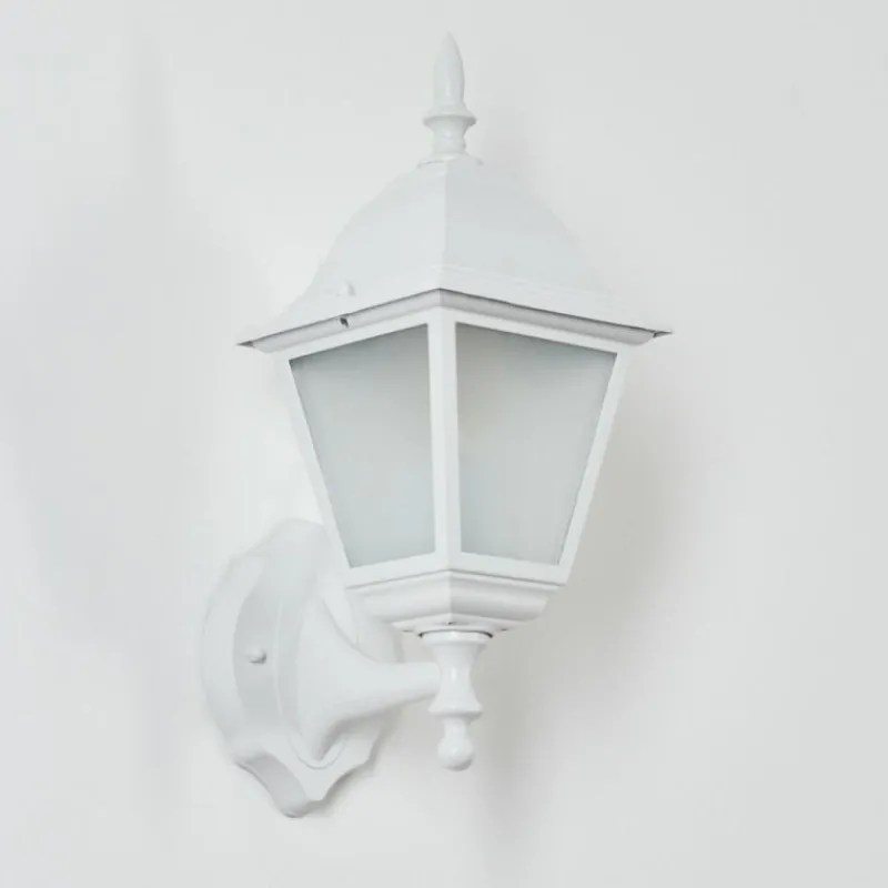 Luminaires Rustiques-hofstein Applique murale d'extérieur Naofe Blanc, 1 lumière