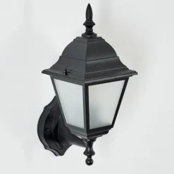 Luminaires Rustiques-hofstein Applique murale d'extérieur Naofe Noir, 1 lumière