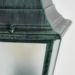 Luminaires Rustiques-hofstein Applique murale d'extérieur Naofe Vert, Noir, 1 lumière