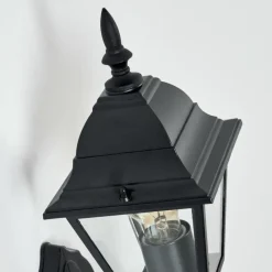 Luminaires Rustiques-hofstein Applique murale d'extérieur Naofe Noir, 1 lumière