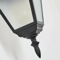 Luminaires Rustiques-hofstein Applique murale d'extérieur Naofe Noir, 1 lumière