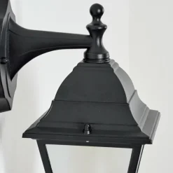 Luminaires Rustiques-hofstein Applique murale d'extérieur Naofe Noir, 1 lumière