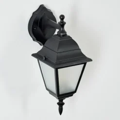 Luminaires Rustiques-hofstein Applique murale d'extérieur Naofe Noir, 1 lumière