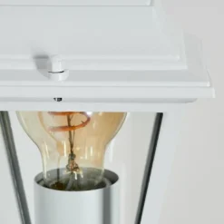 Luminaires Rustiques-hofstein Applique murale d'extérieur Naofe Blanc, 1 lumière