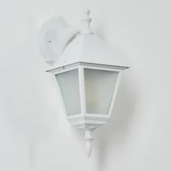 Luminaires Rustiques-hofstein Applique murale d'extérieur Naofe Blanc, 1 lumière