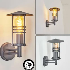 hofstein Applique murale d'extérieur Forli Anthracite, 1 lumière