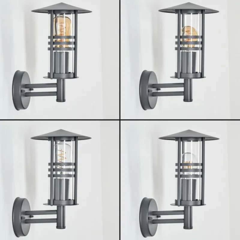 hofstein Applique murale d'extérieur Forli Anthracite, 1 lumière