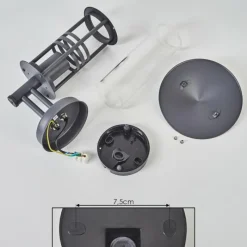 hofstein Applique murale d'extérieur Forli Anthracite, 1 lumière