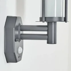 hofstein Applique murale d'extérieur Forli Anthracite, 1 lumière, Détecteur de mouvement