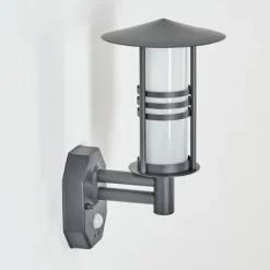 hofstein Applique murale d'extérieur Forli Anthracite, 1 lumière, Détecteur de mouvement