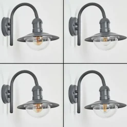 hofstein Applique murale d'extérieur Elima Anthracite, 1 lumière