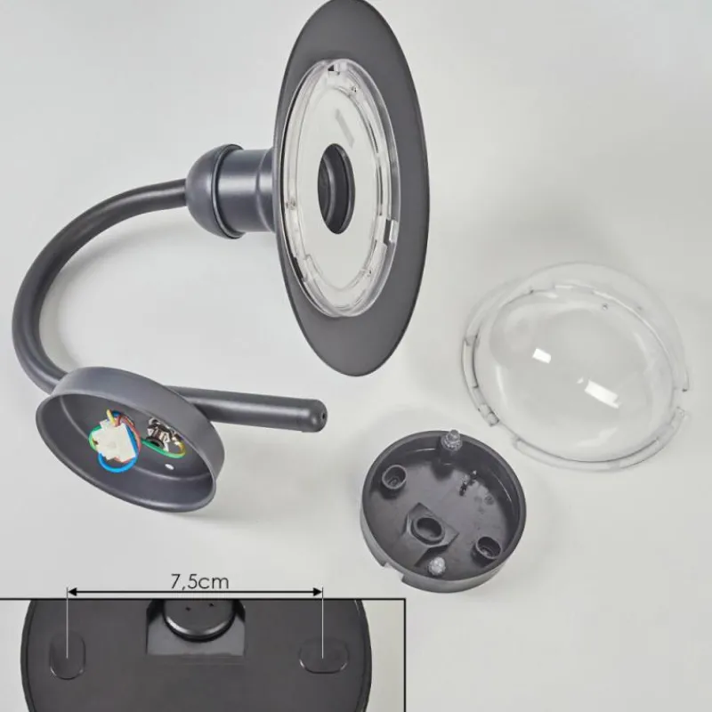 hofstein Applique murale d'extérieur Elima Anthracite, 1 lumière