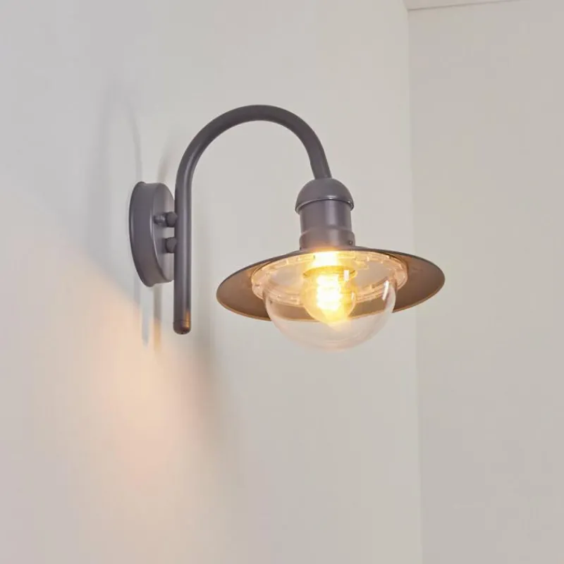 hofstein Applique murale d'extérieur Elima Anthracite, 1 lumière