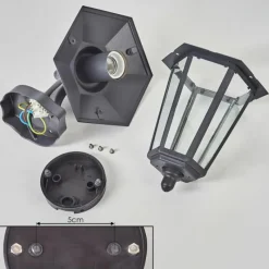 hofstein Applique murale d'extérieur Moskau Anthracite, 1 lumière