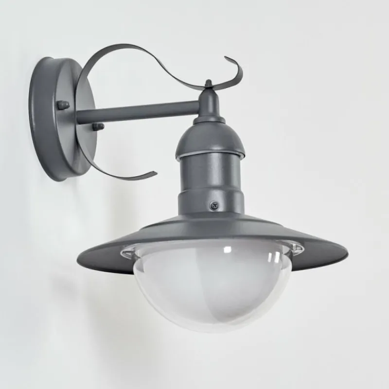 hofstein Applique murale d'extérieur Broni Anthracite, 1 lumière