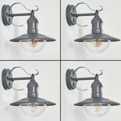 hofstein Applique murale d'extérieur Broni Anthracite, 1 lumière