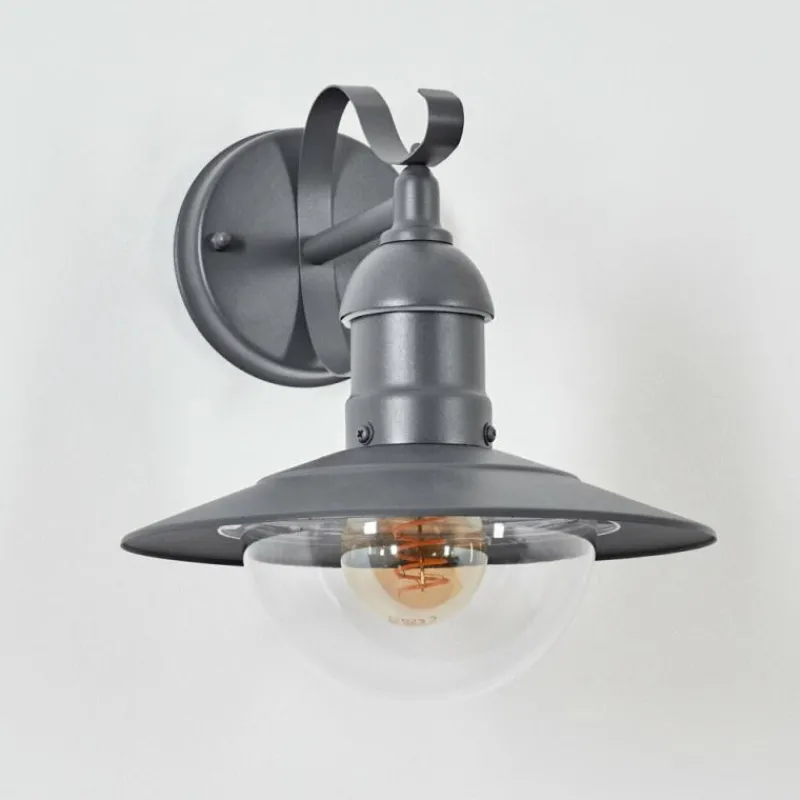 hofstein Applique murale d'extérieur Broni Anthracite, 1 lumière
