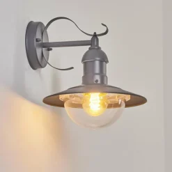 hofstein Applique murale d'extérieur Broni Anthracite, 1 lumière