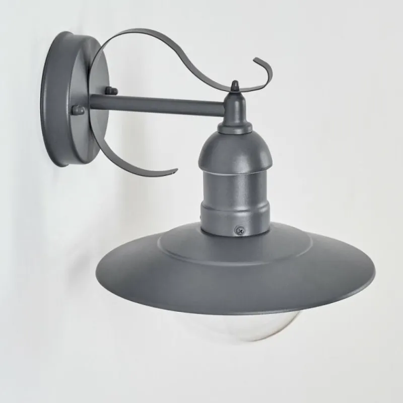 hofstein Applique murale d'extérieur Broni Anthracite, 1 lumière