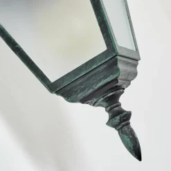 Luminaires Rustiques-hofstein Applique murale d'extérieur Naofe Vert, Noir, 1 lumière