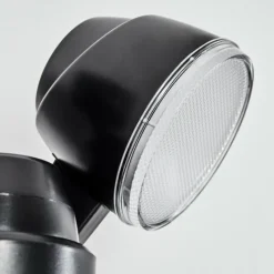 hofstein Applique murale d'extérieur Anyarhwi LED Noir, 2 lumières, Détecteur de mouvement