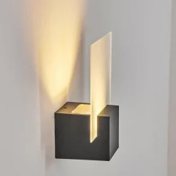 hofstein Applique murale d'extérieur Aasbo LED Noir, 1 lumière