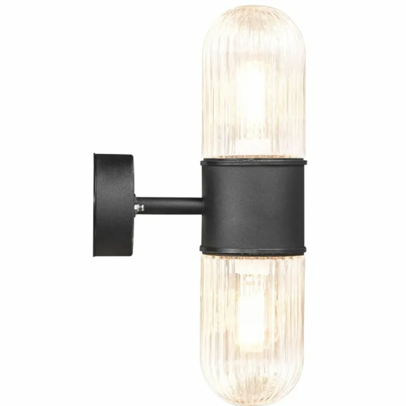 Luminaires Nordlux Applique murale d'extérieur Nordlux KONYO Noir, 2 lumières