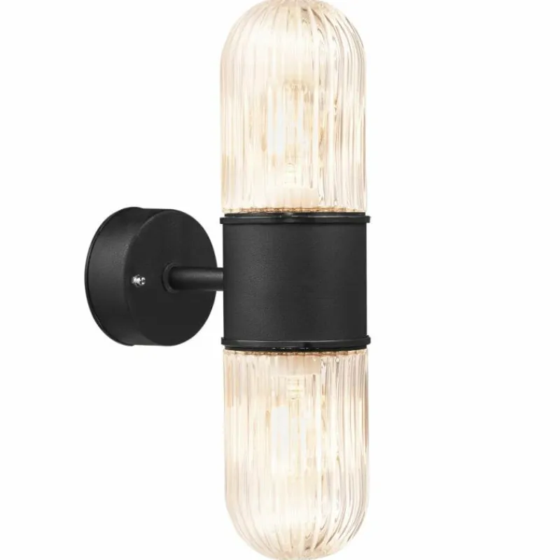 Luminaires Nordlux Applique murale d'extérieur Nordlux KONYO Noir, 2 lumières