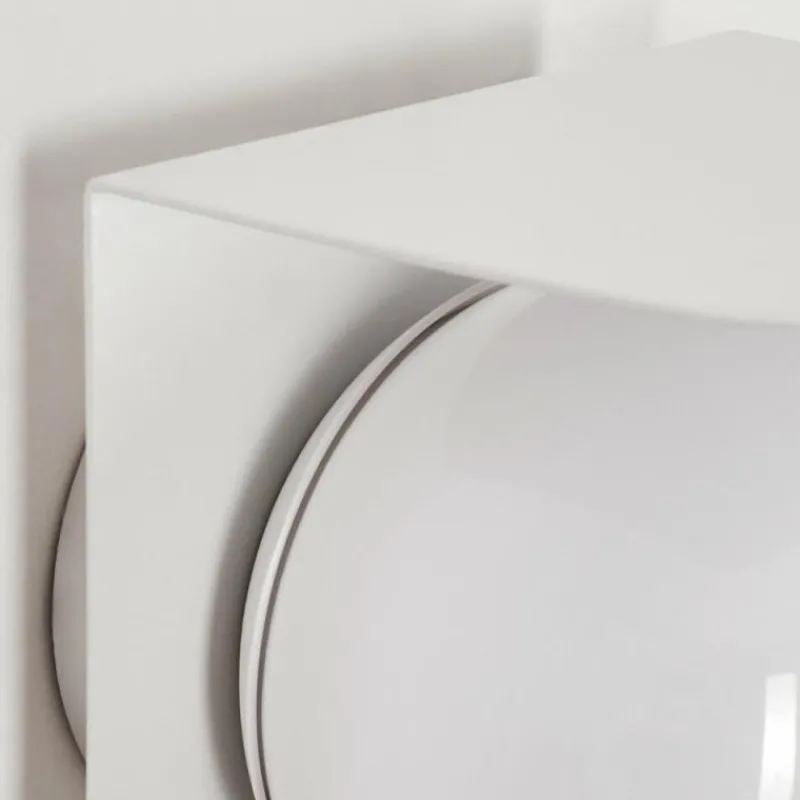 hofstein Applique murale d'extérieur Wimmis Blanc, 1 lumière