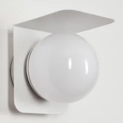 hofstein Applique murale d'extérieur Wimmis Blanc, 1 lumière