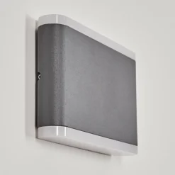 hofstein Applique murale d'extérieur Grude LED Anthracite, 2 lumières