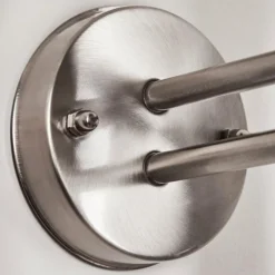 Lampes Vintages & Rétros-hofstein Applique murale d'extérieur Napaskiak Nickel mat, 1 lumière, Détecteur de mouvement