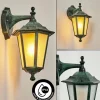 Luminaires Rustiques-hofstein Applique murale d'extérieur Loria Vert, Noir, 1 lumière