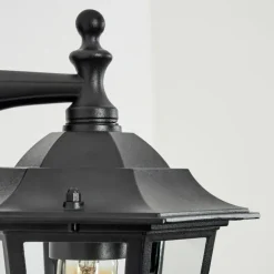 Luminaires Rustiques-hofstein Applique murale d'extérieur Loria Noir, 1 lumière