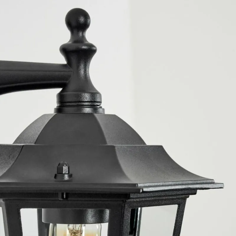 Luminaires Rustiques-hofstein Applique murale d'extérieur Loria Noir, 1 lumière