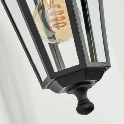 Luminaires Rustiques-hofstein Applique murale d'extérieur Loria Noir, 1 lumière