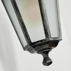 Luminaires Rustiques-hofstein Applique murale d'extérieur Loria Gris, Noir, Argenté, 1 lumière