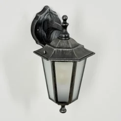 Luminaires Rustiques-hofstein Applique murale d'extérieur Loria Gris, Noir, Argenté, 1 lumière