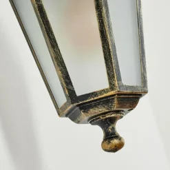 Lampes Dorées-hofstein Applique murale d'extérieur Loria Or, Noir, 1 lumière