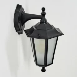 hofstein Applique murale d'extérieur Loria Noir, 1 lumière