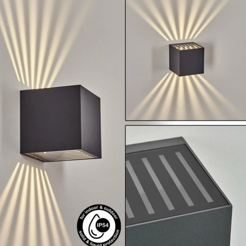 hofstein Applique murale d'extérieur Barrero LED Anthracite, 1 lumière