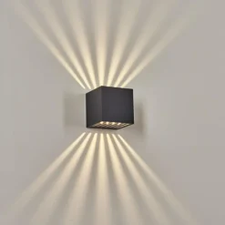 hofstein Applique murale d'extérieur Barrero LED Anthracite, 1 lumière