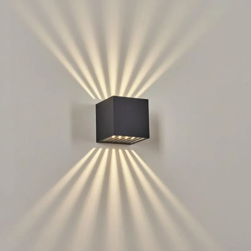 hofstein Applique murale d'extérieur Barrero LED Anthracite, 1 lumière