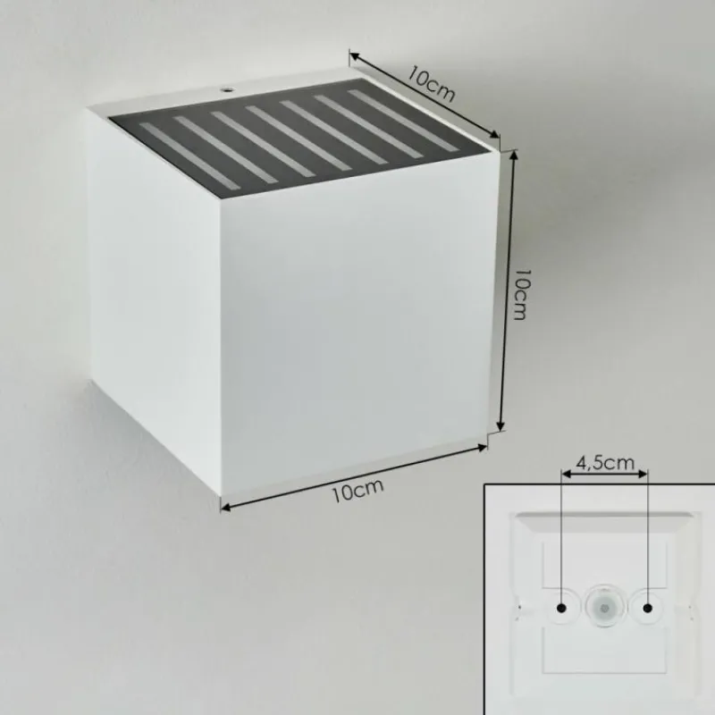 hofstein Applique murale d'extérieur Barrero LED Blanc, 1 lumière