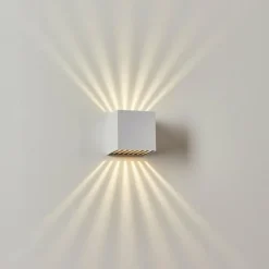 hofstein Applique murale d'extérieur Barrero LED Blanc, 1 lumière