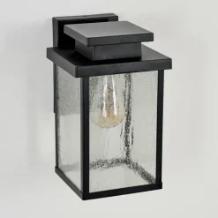 hofstein Applique murale d'extérieur Tieva Noir, 1 lumière