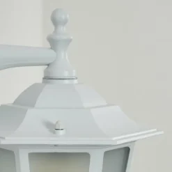 Luminaires Rustiques-hofstein Applique murale d'extérieur Loria Blanc, 1 lumière