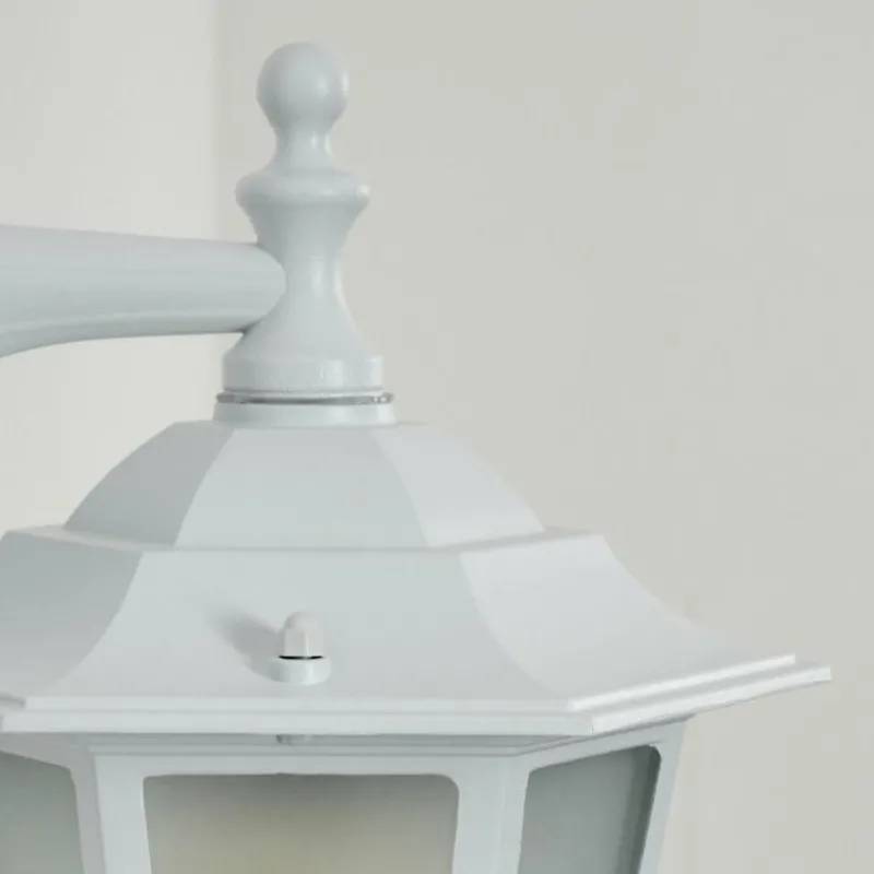 Luminaires Rustiques-hofstein Applique murale d'extérieur Loria Blanc, 1 lumière