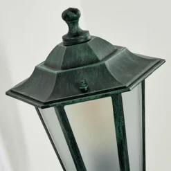 Luminaires Rustiques-hofstein Applique murale d'extérieur Loria Vert, Noir, 1 lumière